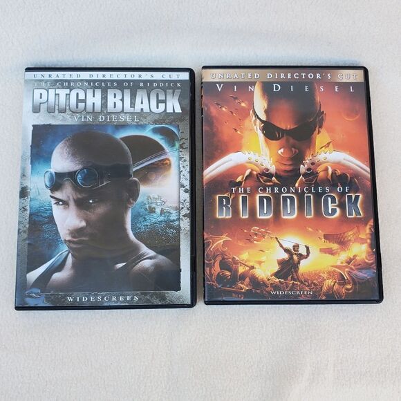 Pitch Black and Chronicles of Riddick DVD Bundle - Picture 1 of 10